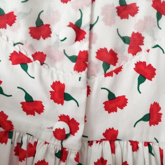 strapless open back dress Oscar De La Renta Floral Print Dress main image 0